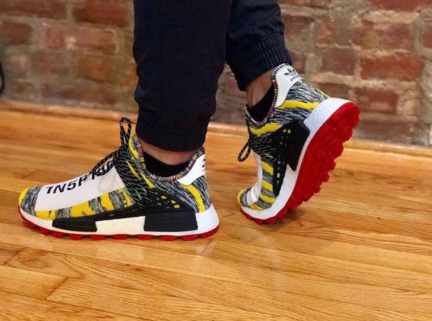 enorm dragt bøf Adidas Pharrell x NMD Human Race Trail 'Solar Pack', Men's Fashion,  Footwear, Sneakers on Carousell