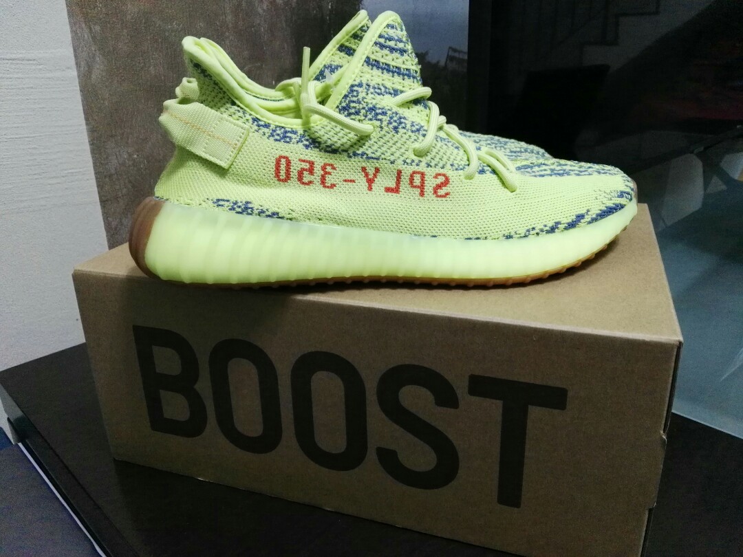 Adidas Yeezy Boost 350 V2 Semi Frozen Yellow Men s Fashion