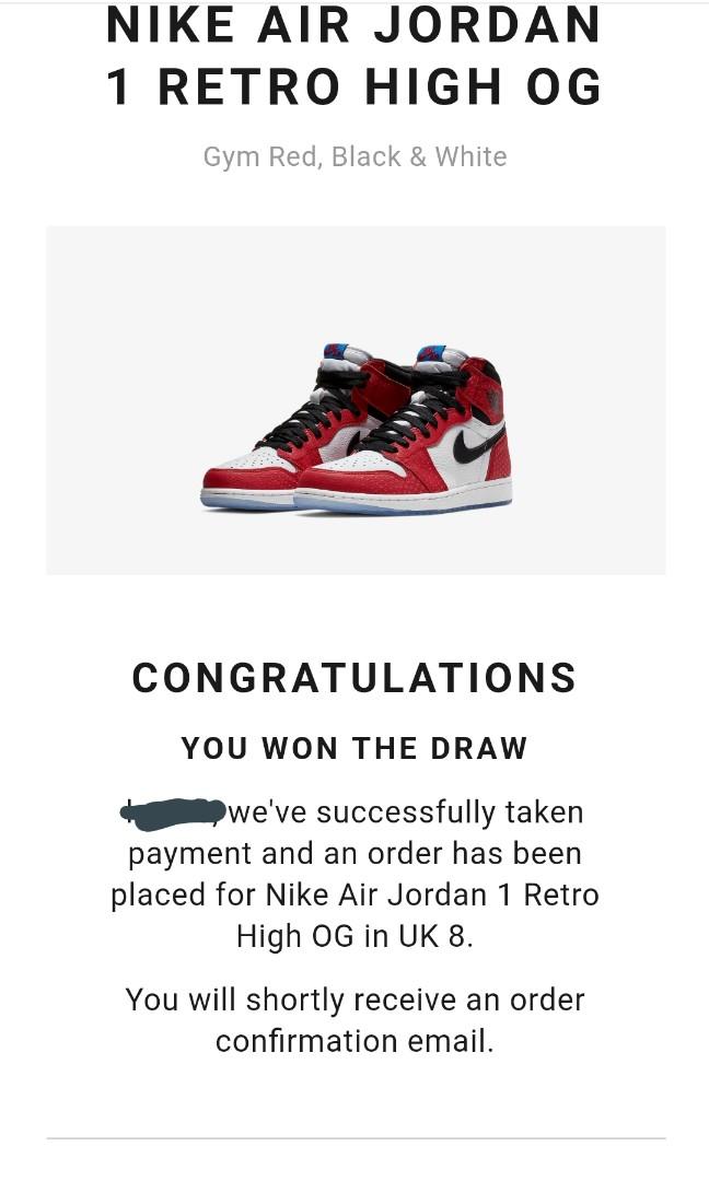 air jordan 1 spiderman uk