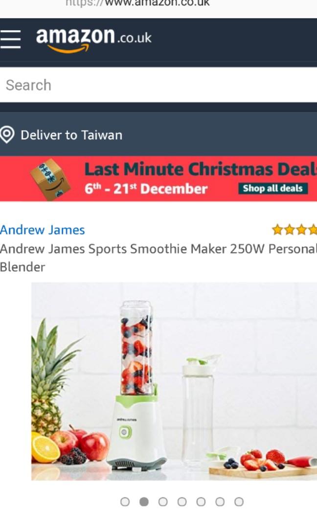 Andrew James Sport smoothie blender Carousell
