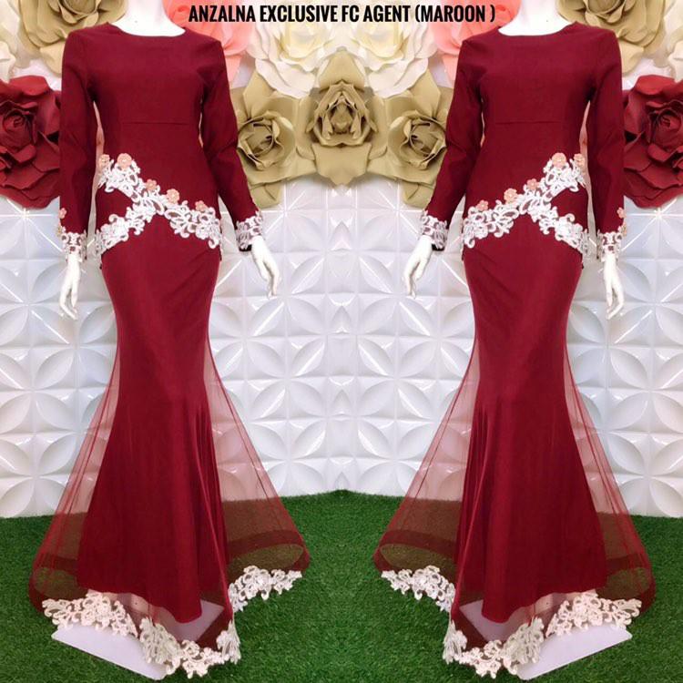Anzalna Kurung Bridesmaid Women S Fashion Muslimah Fashion Baju Kurung Sets On Carousell