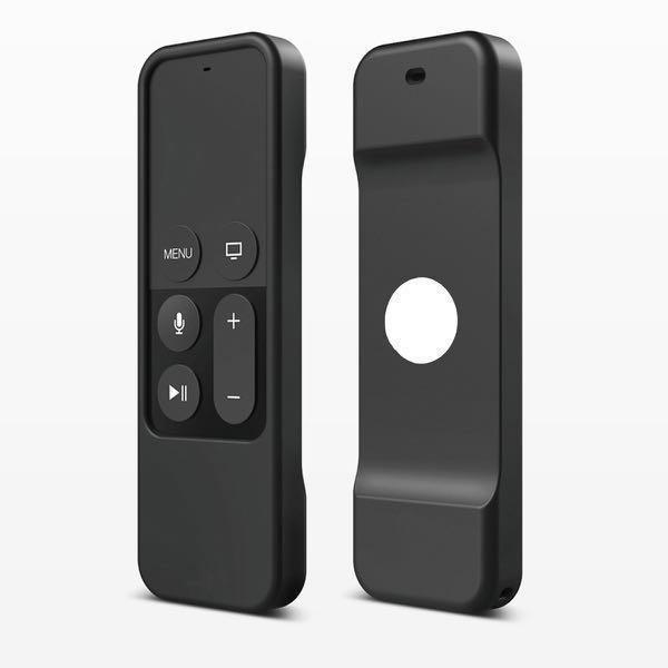 Apple Tv 4 Or 4k Remote Controller Cover Black With Lanyard New Stock Arrived Electronics Others On Carousell