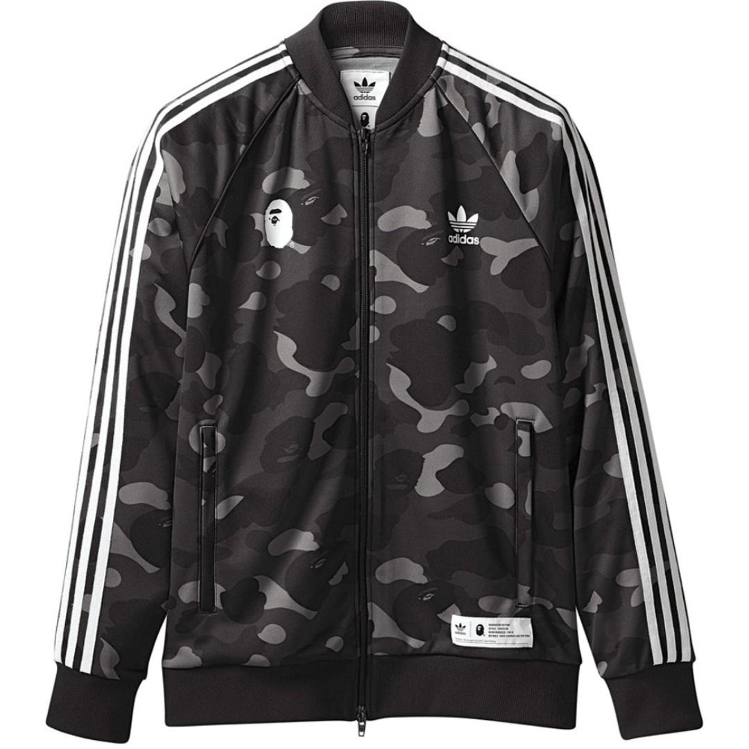 bape x adidas adicolor track top