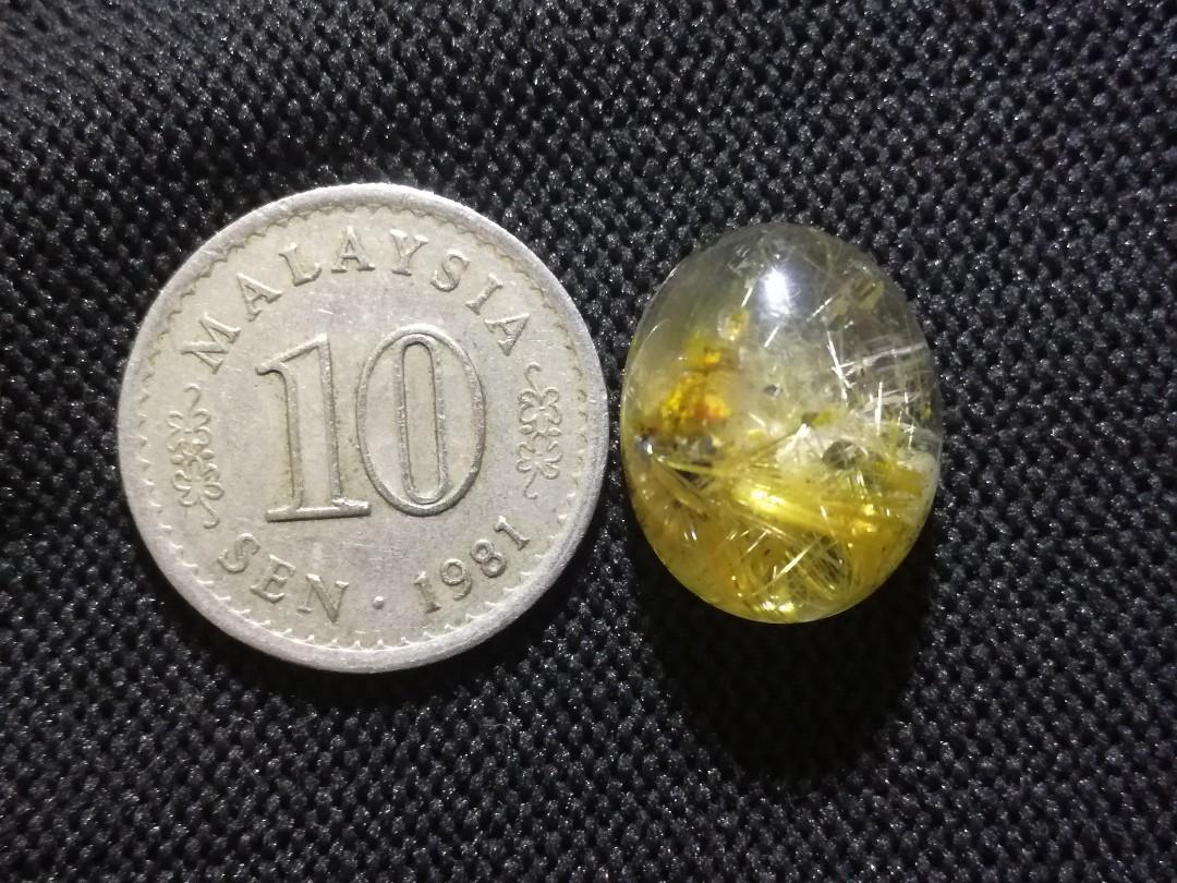 Batu Jarum Emas Men S Fashion Accessories Others On Carousell