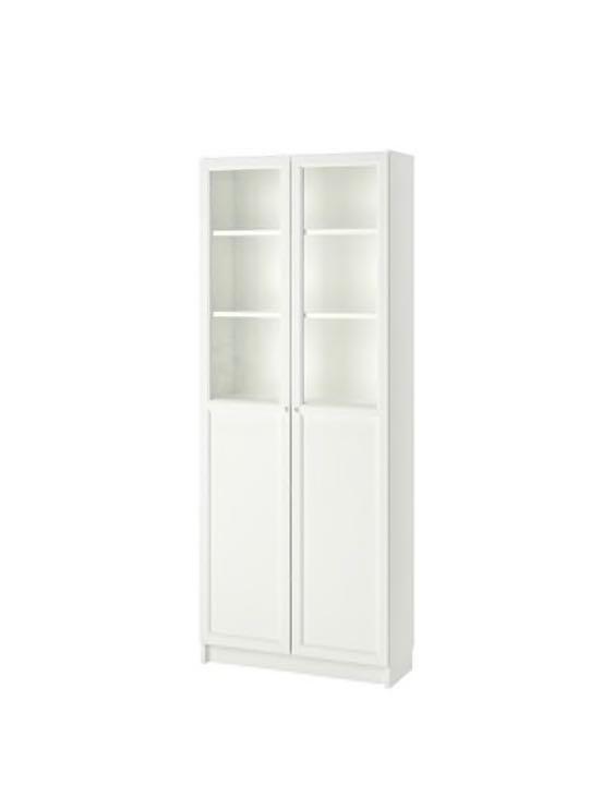 Billy Bookcase With Glass Door Furniture Shelves Drawers On