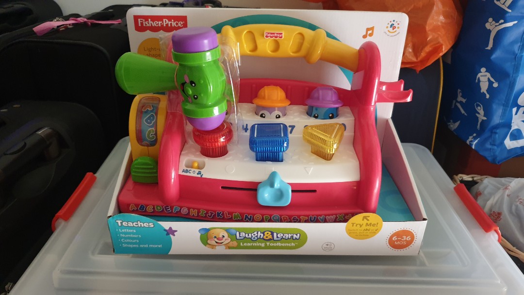 Bn Fisher Price Laugh And Learn Toolbench Babies Kids Toys