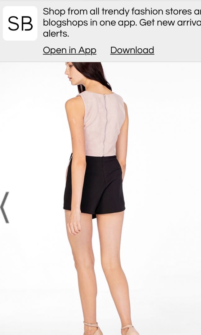 Bn The Closet Lover Amber Suede Top In Pink S Women Fashion Share This Listing