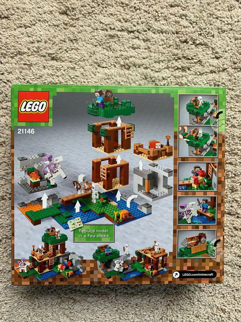 Lego 21146 minecraft the skeleton attack sales
