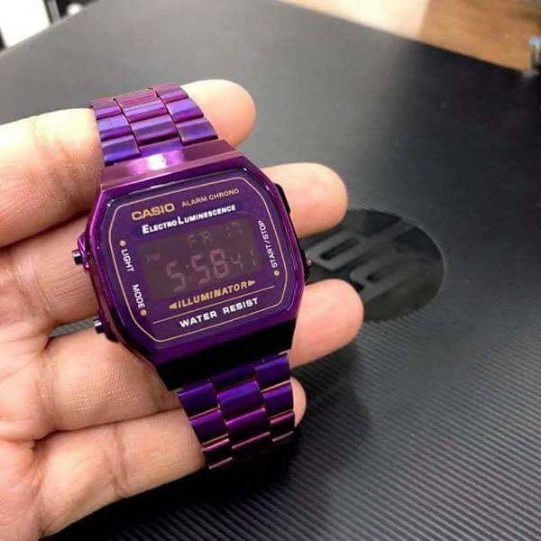 casio violet vintage