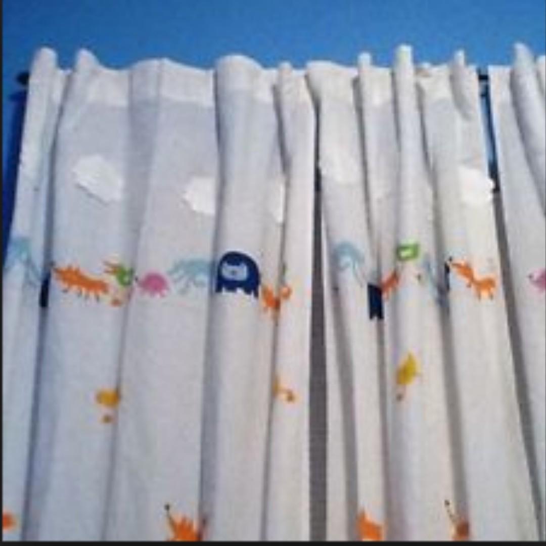 Cheap Full Length Ikea Curtains X4 For Kids Children Furniture