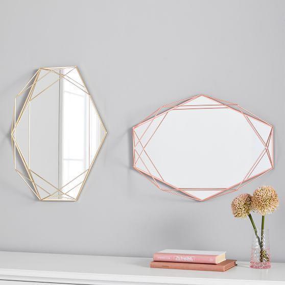 Decor Umbra Prisma Mirror Tray Rose Gold Only Umbra Prisma Mirror Tray Rose Gold