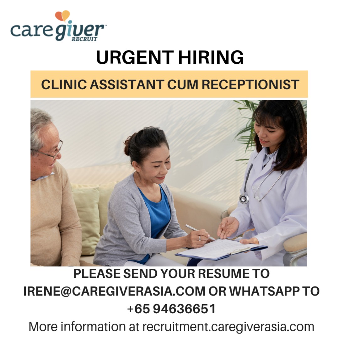 Clinic Assistant Cum Receptionist Jobs Nursing Healthcare On Carousell
