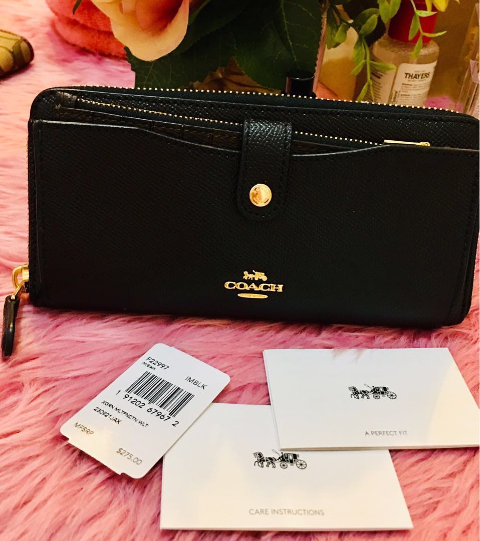 coach multifunction wallet