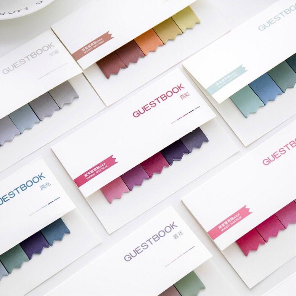 Colored Strips Sticky Notes (Category: Stationery & School Supplies) located in Manila. Submitted by scratch_ph (Listing ID 171408559, Image 1). Description: 5 colors each set Each color has 20 sheets total of 100 sheets per set☺️ .