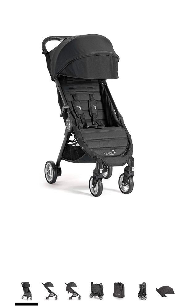 Baby jogger city tour compact fold stroller onyx top