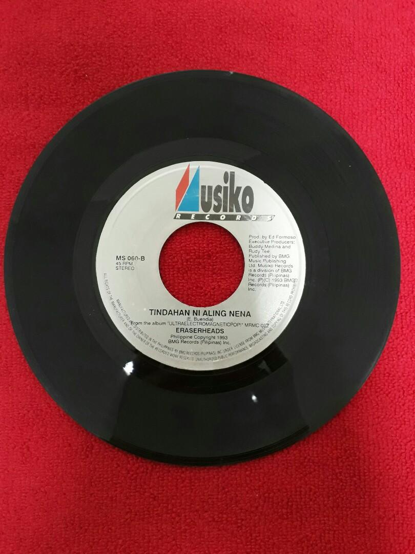 Eraserheads 45's (Lot of 4 7inch Vinyl Records), Hobbies & Toys, Music