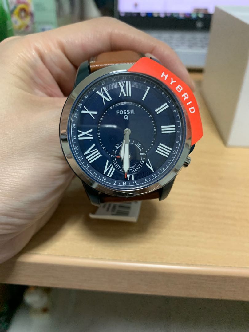 FOSSIL Hybrid Smartwatch Grant Light Brown Leather BNIB