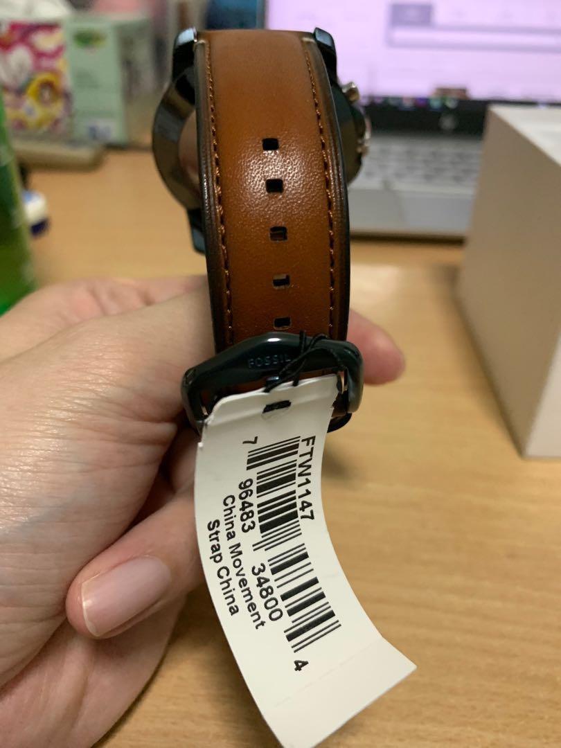 FOSSIL Hybrid Smartwatch Grant Light Brown Leather BNIB Mobile