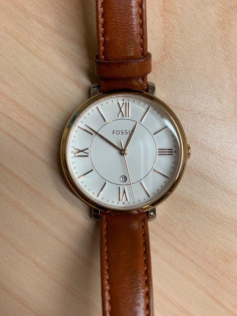 Fossil Jacqueline 3-Hand Leather Strap 