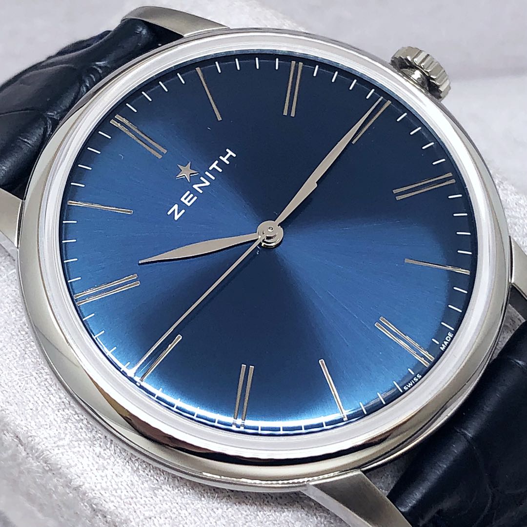 Wrist Zenith Elite 6150 Review ZENITH ELITE 6150 EXTRA THIN BLUE