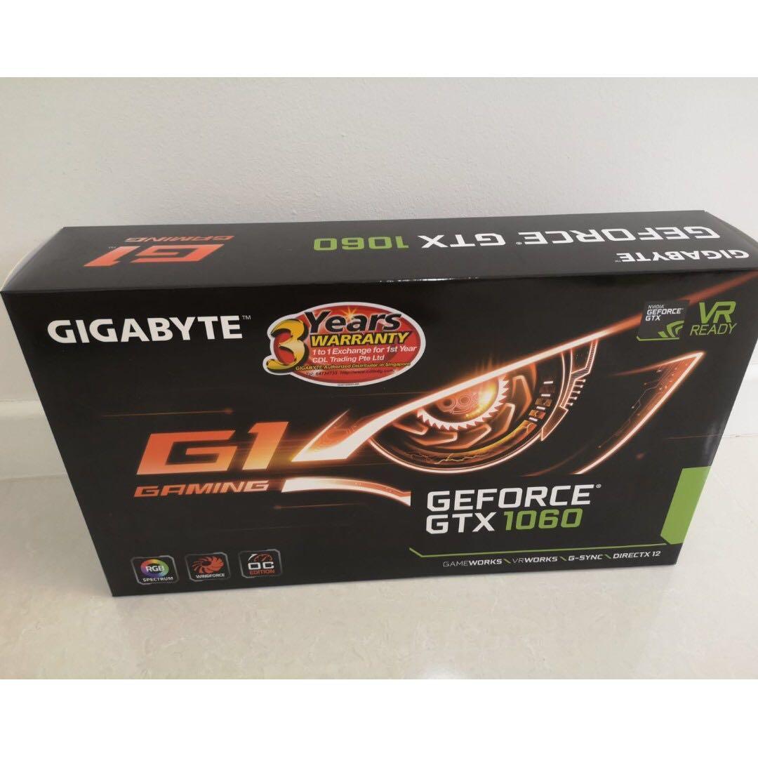 Gigabyte geforce gtx on sale 1060 g1 gaming 6g