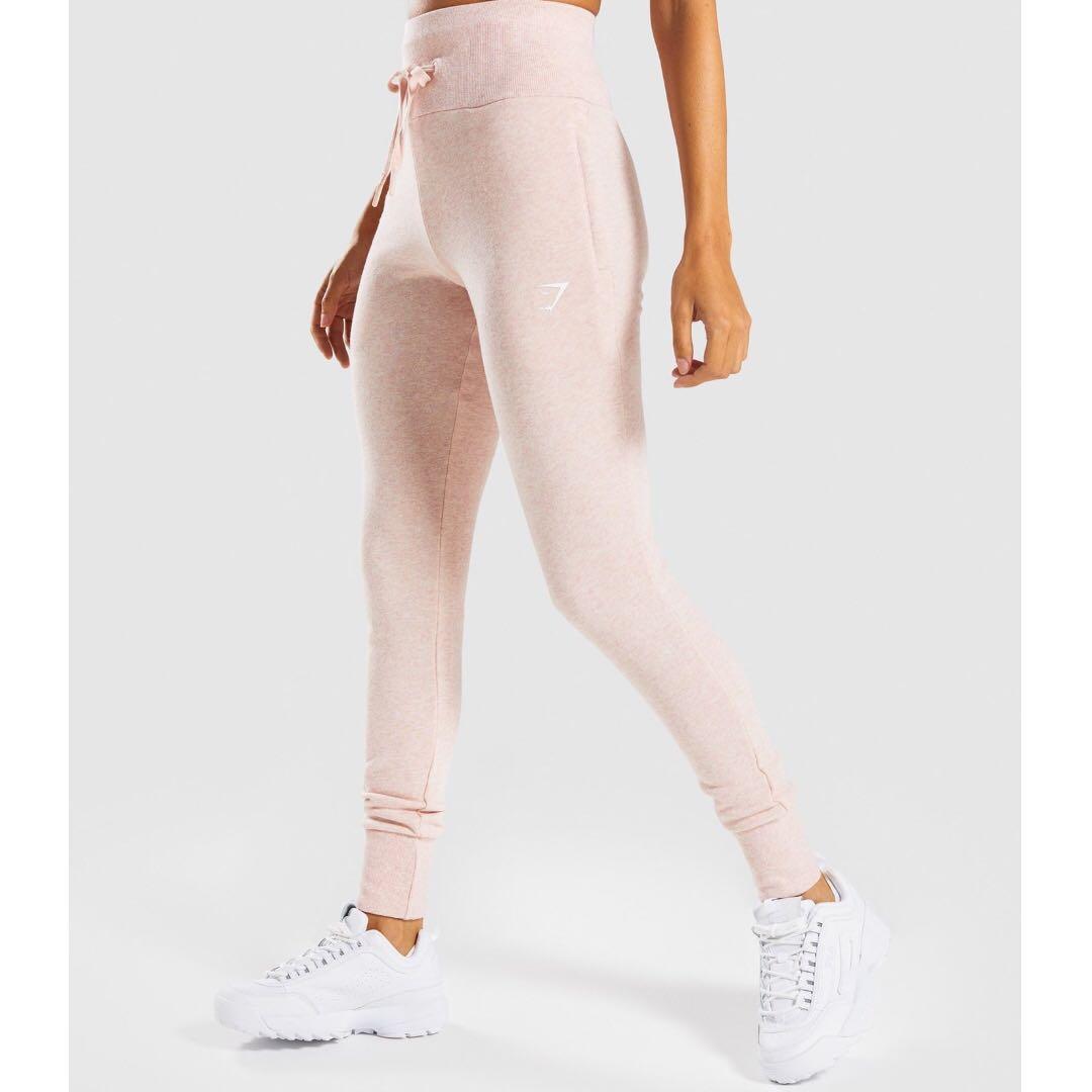 High waisted joggers gymshark top