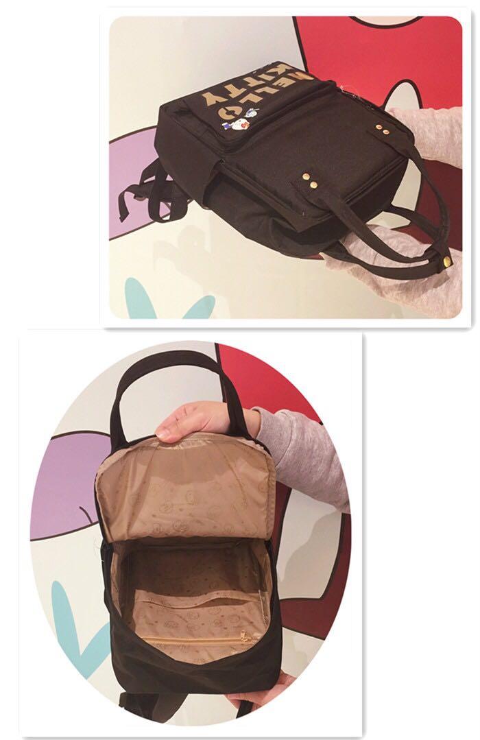 Hello kitty black backpack women s fashion bags wallets backpacks