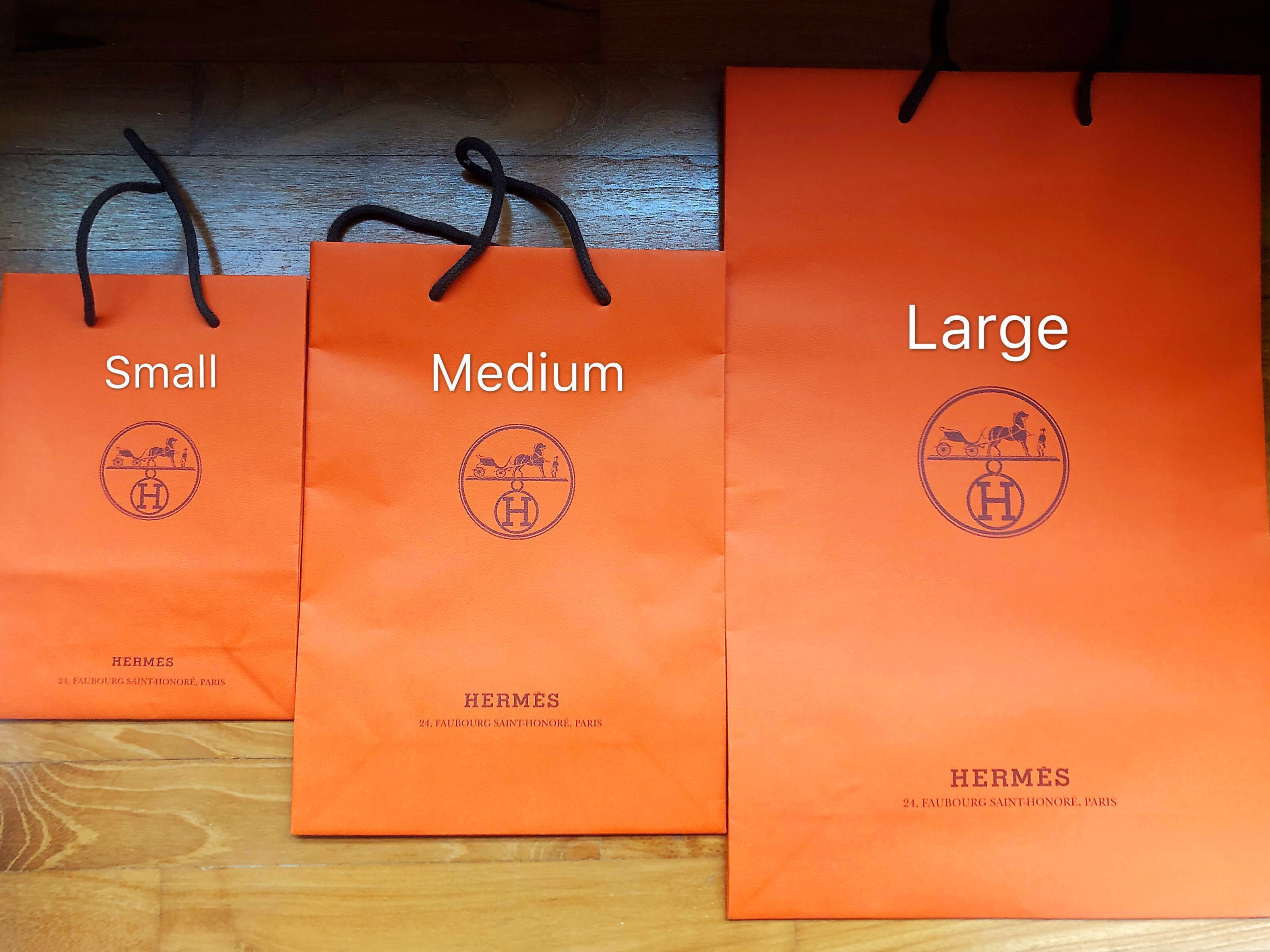 Hermes Paper Bags for Sale (S, M, L 