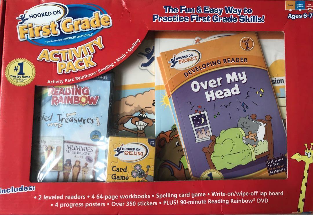 Hooked On Phonics 1st Grade Activity Pack Books Stationery Children S Books On Carousell