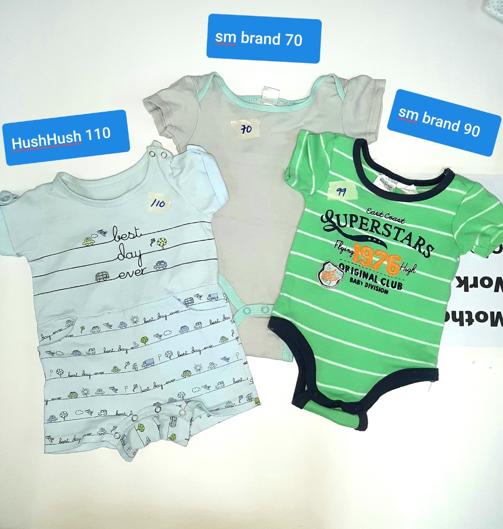 Hush hush and sm brand baby clothes, Babies & Kids, Babies & Kids