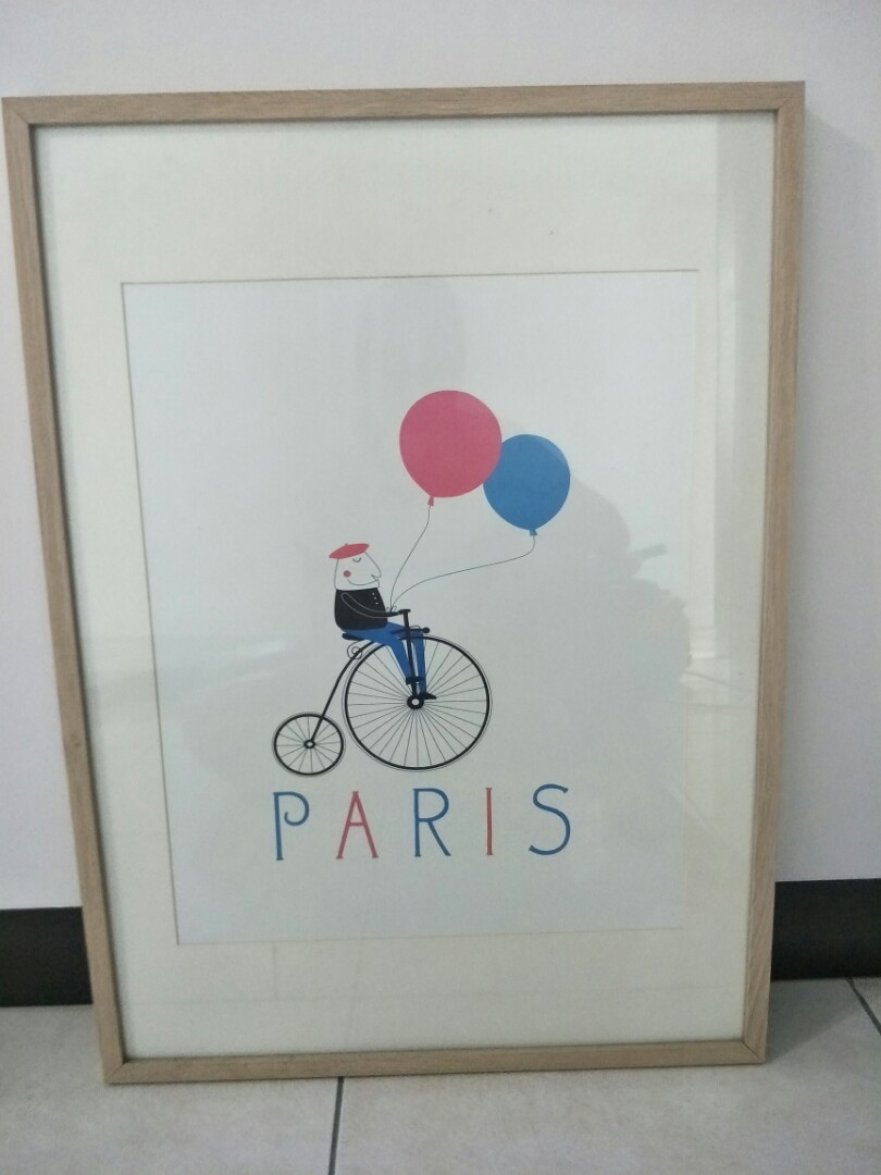 IKEA "Paris" Print, Furniture & Home Living, Home Decor, Wall Decor on