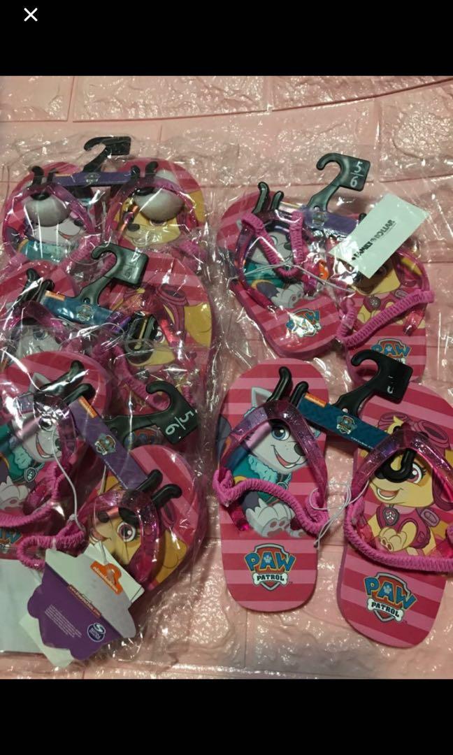 paw patrol slippers size 13