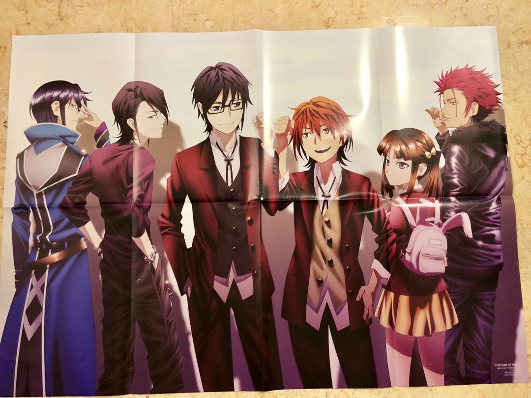 K Return Of Kings B5 Anime Poster Pinup Entertainment J Pop On