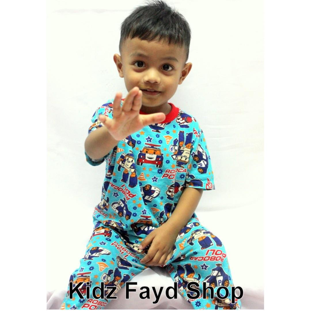 kids clothing fashion Boys and Girls tshirt pyjamas Robocar Poli