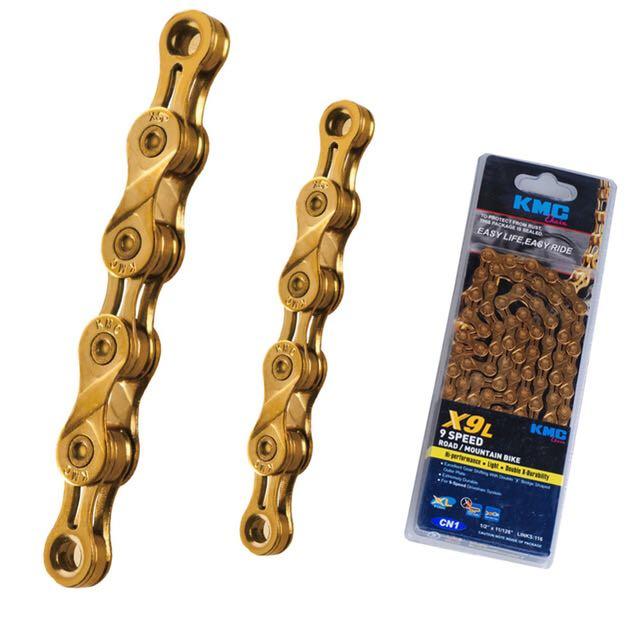 9 speed gold hot sale chain