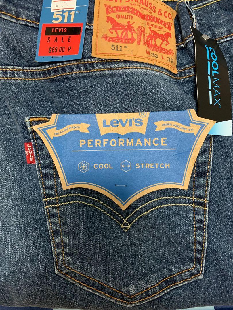 levi's 511 w33 l32