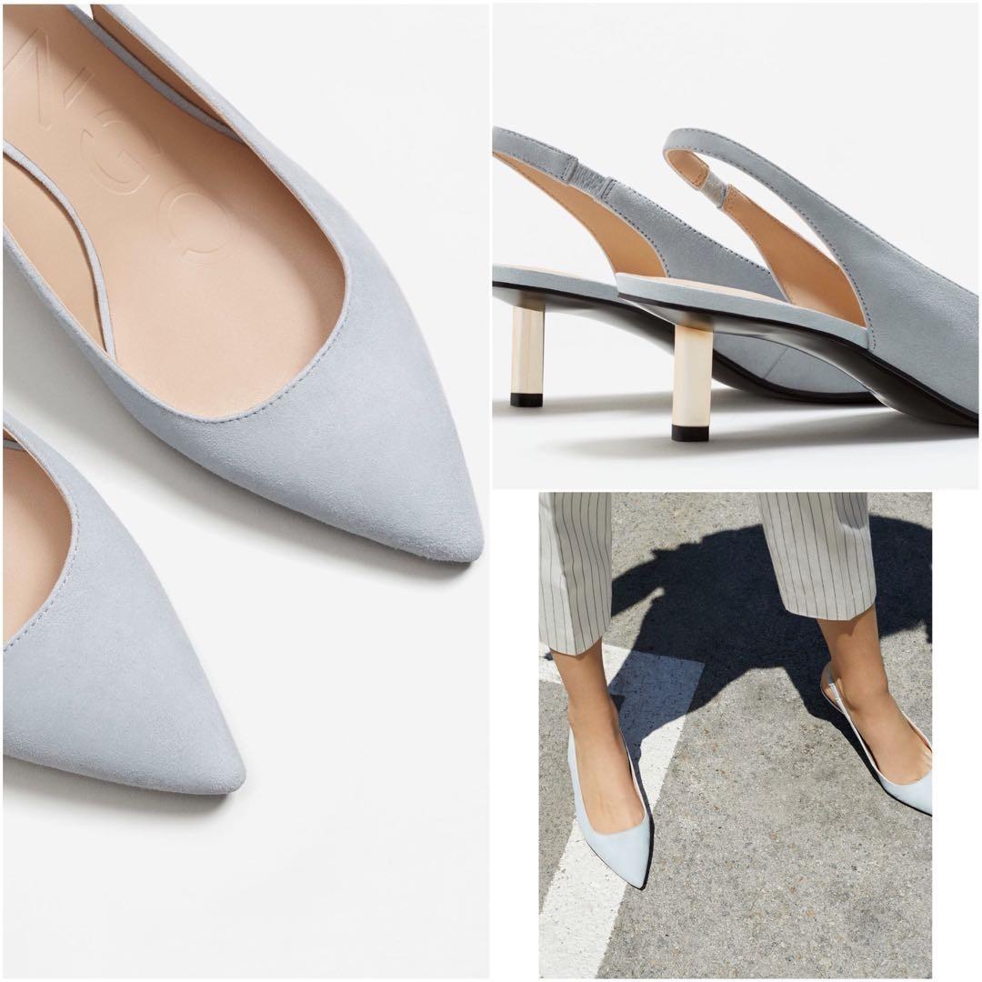 mango kitten heels