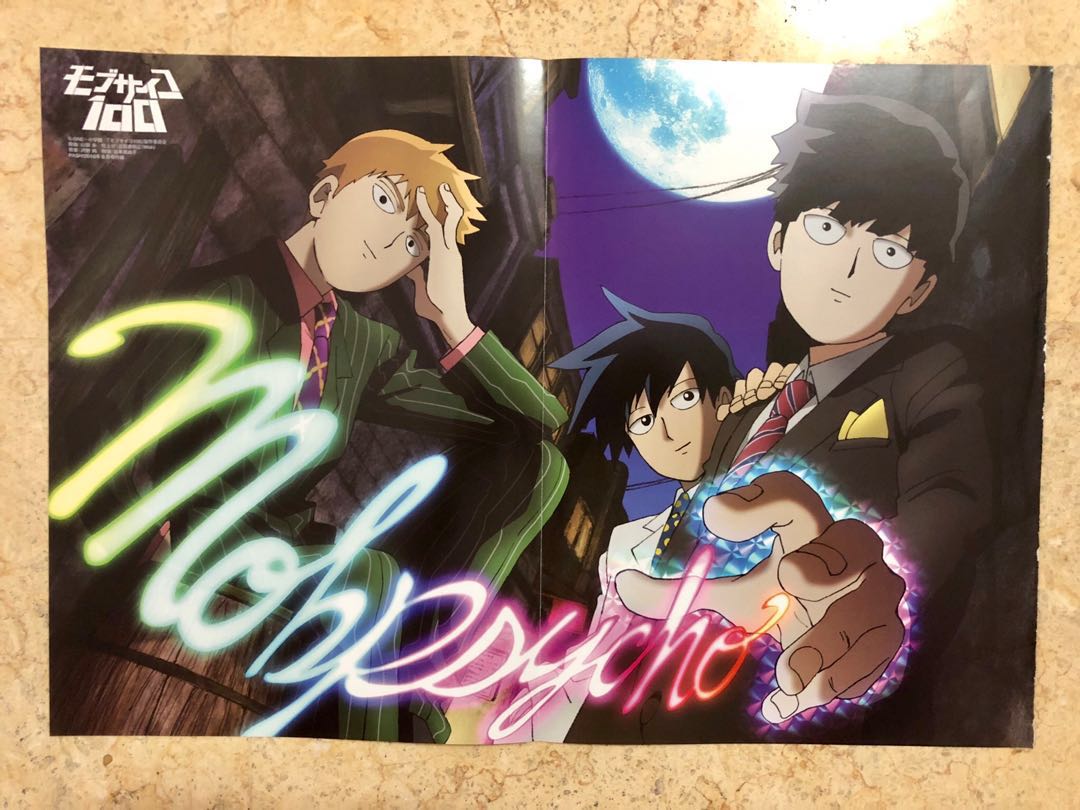 Get Wallpaper Mob Psycho 100 A3 Anime Poster Pinup Entertainment J Pop On For iPhone Free