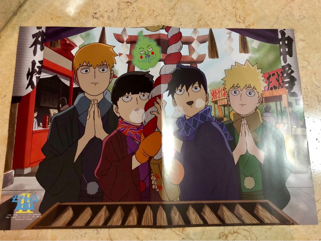Get Wallpaper Mob Psycho 100 A3 Anime Poster Pinup Entertainment J Pop On Desktop Wallpaper Free