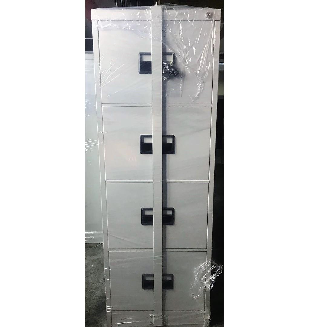 Model Sf 404 4 Drawers Steel Filing Cabinets C W Lock Bar Furniture Shelves Drawers On Carousell