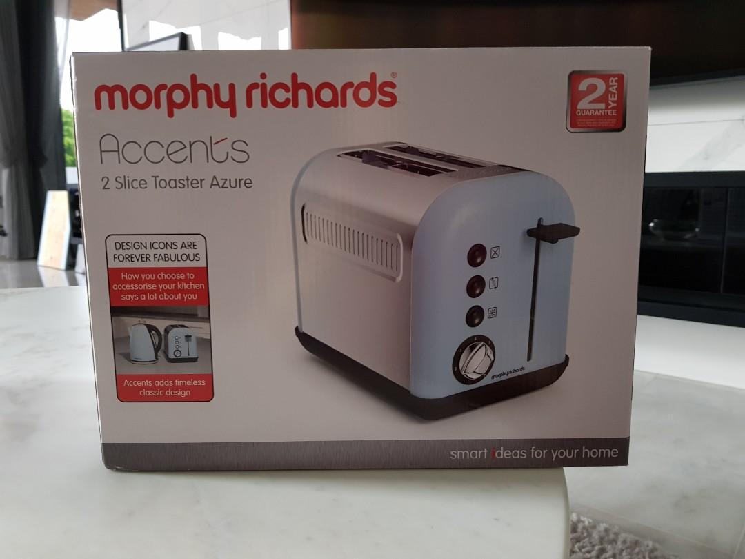 Morphy Richards Azure Blue Accents 2 Alice Toaster TV Home Appliances Kitchen Appliances Ovens Toasters on Carousell