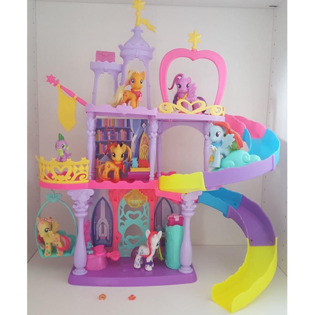 my little pony friendship rainbow kingdom playset