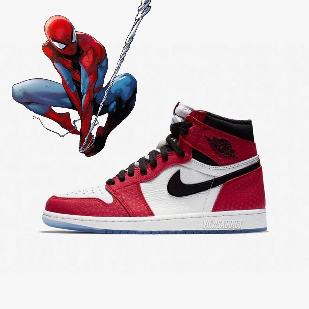 Nike Air Jordan 1 Spiderman Origin 
