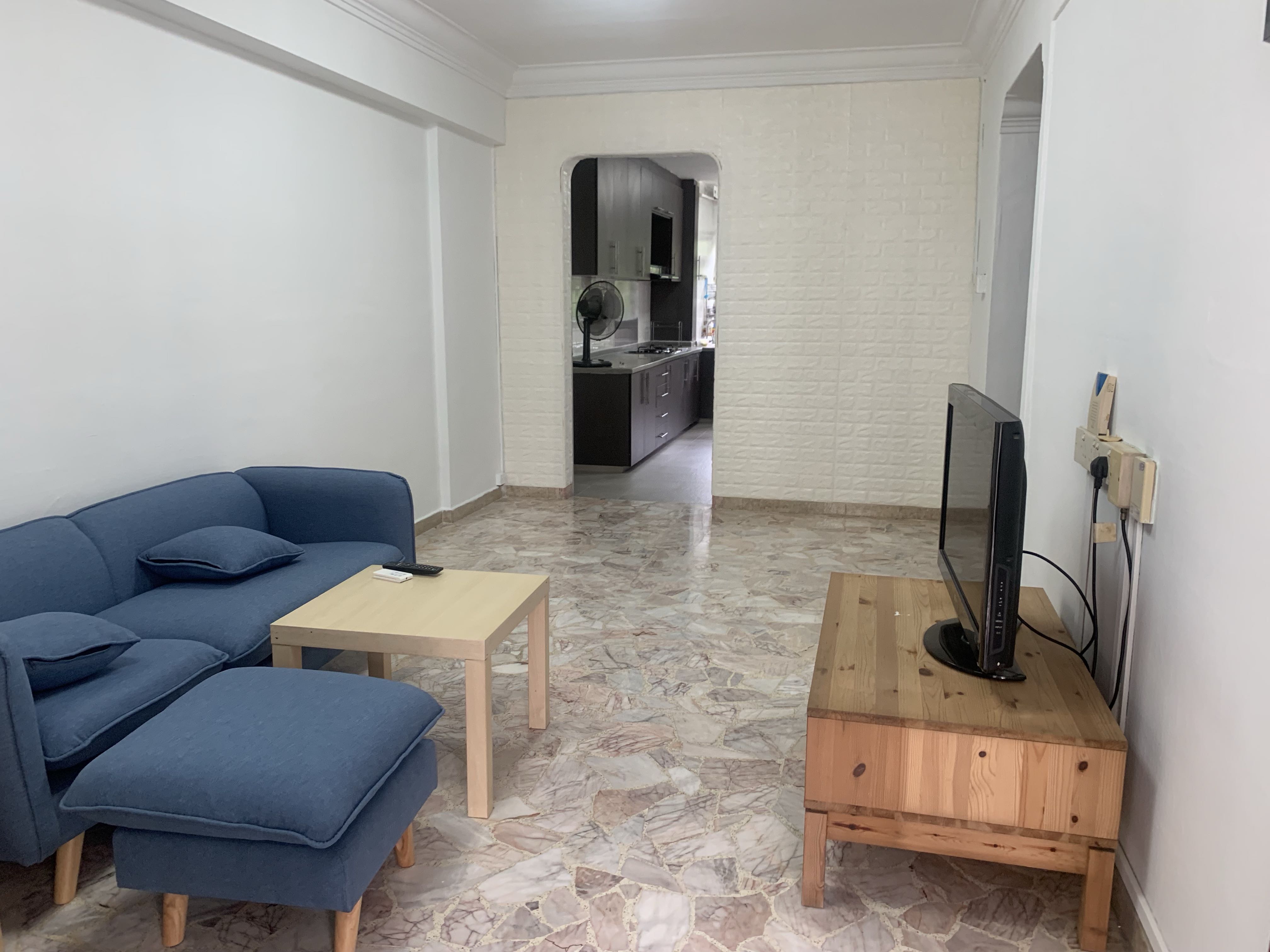 No Agent Fee. New fully furnished 1+1 Blk 713 Bedok Reservoir Road for