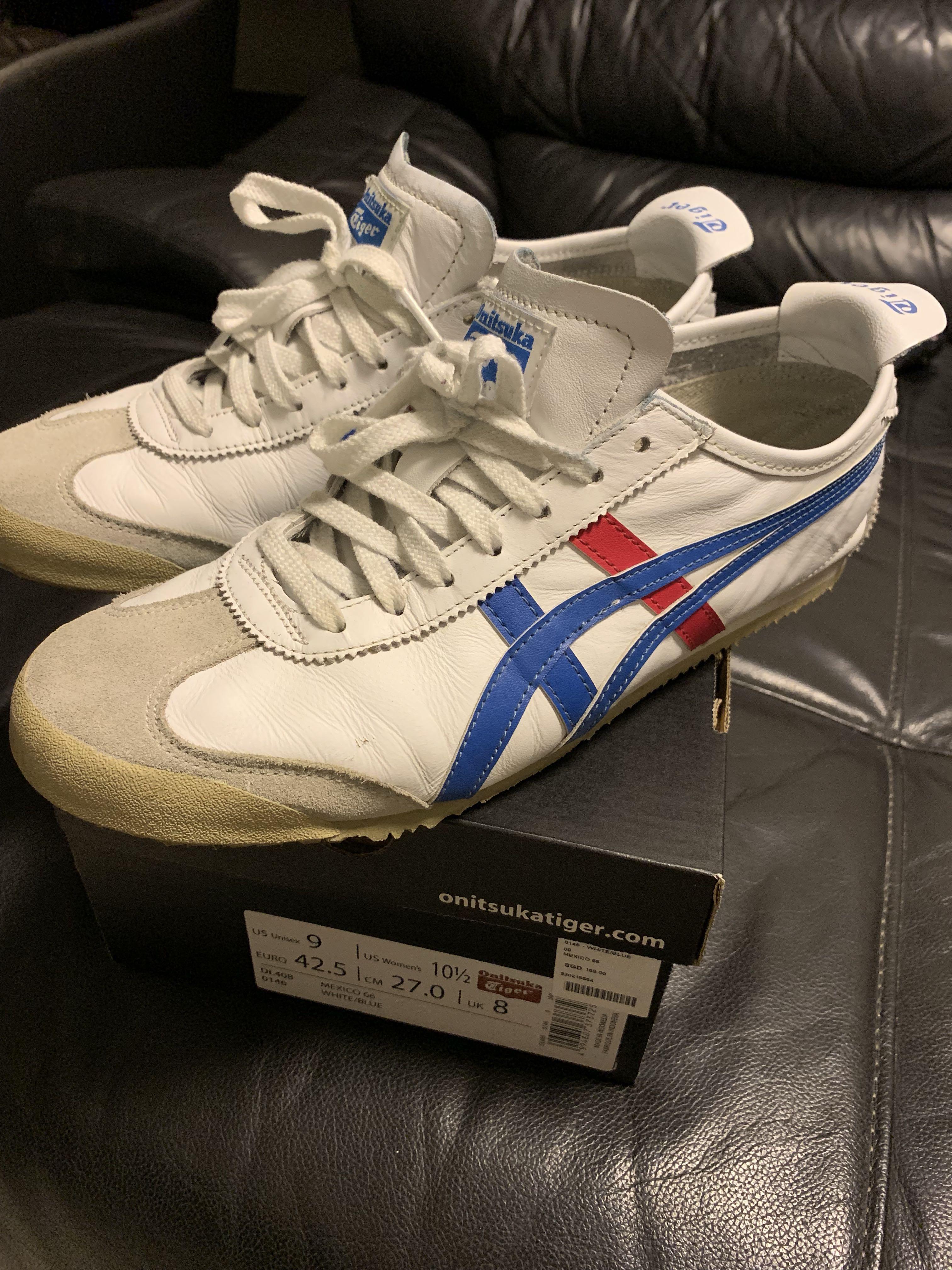 onitsuka tiger mexico 66 white red