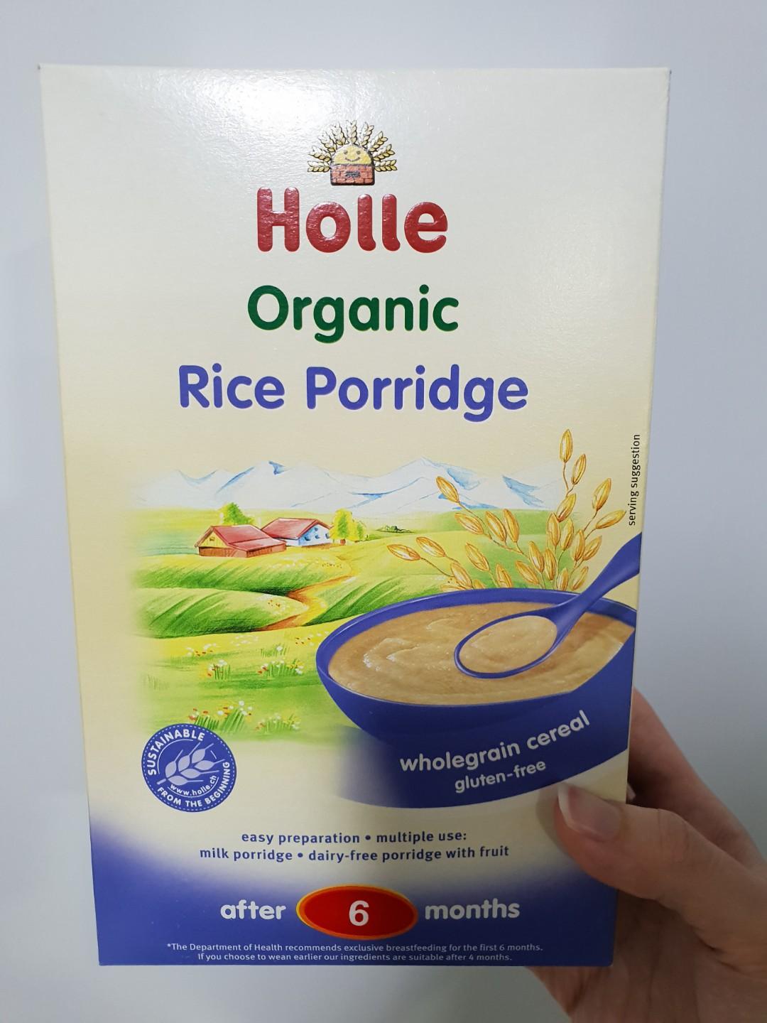 organic rice porridge