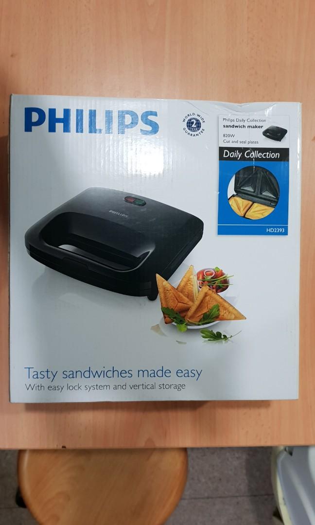 Philips Sandwich Maker HD2393, TV & Home Appliances, Kitchen Appliances