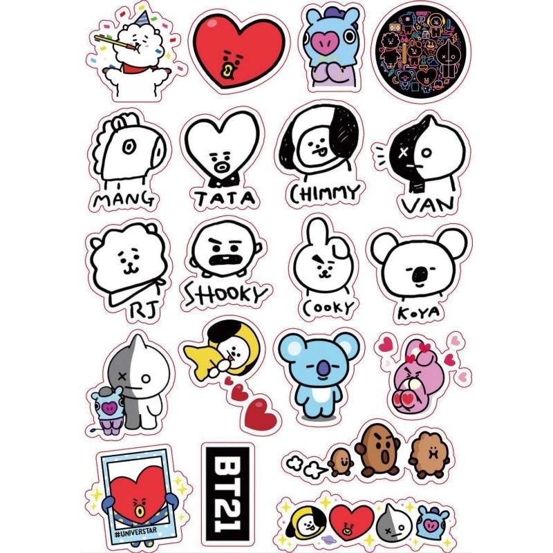 Bt21 Stickers Korean Idol Viewing tweets won't unblock @bt21_. korean idol