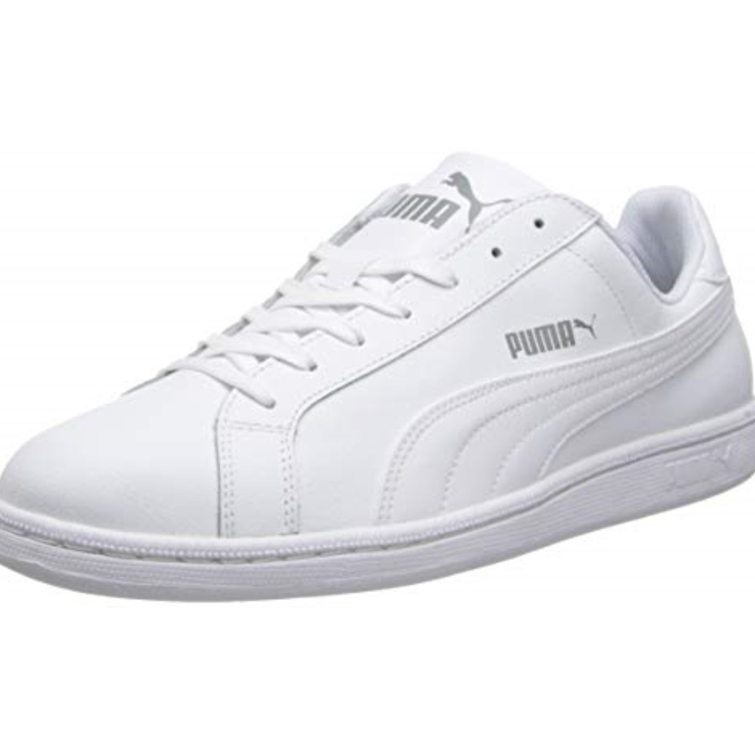 puma smash white sneakers
