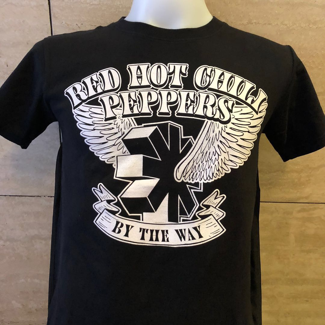 Red Hot Chili Pepper By The Way Rock T Shirt Rhcp Men S Fashion Clothes Tops On Carousell